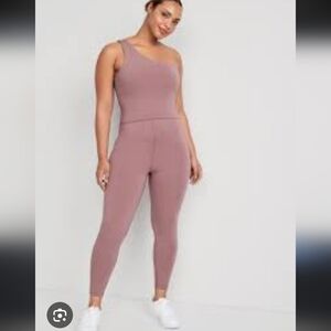 Old Navy PowerChill One-Shoulder 7/8 Bodysuit